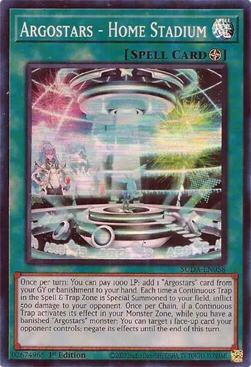 Argostars - Home Stadium (SUDA-EN058)  Super Rare