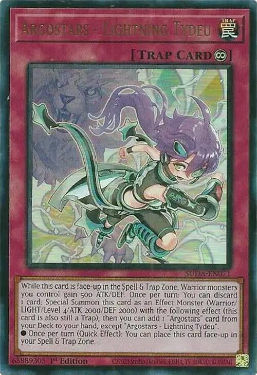 Argostars - Lightning Tydeu (SUDA-EN071)  Ultra Rare