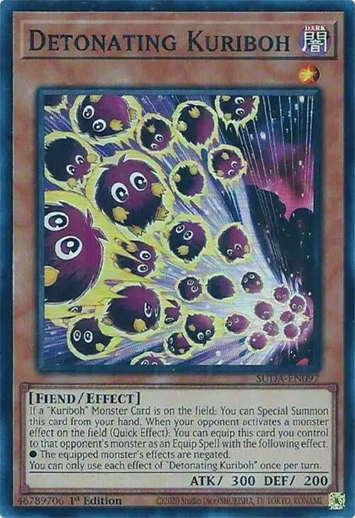 Detonating Kuriboh (SUDA-EN097)  Super Rare