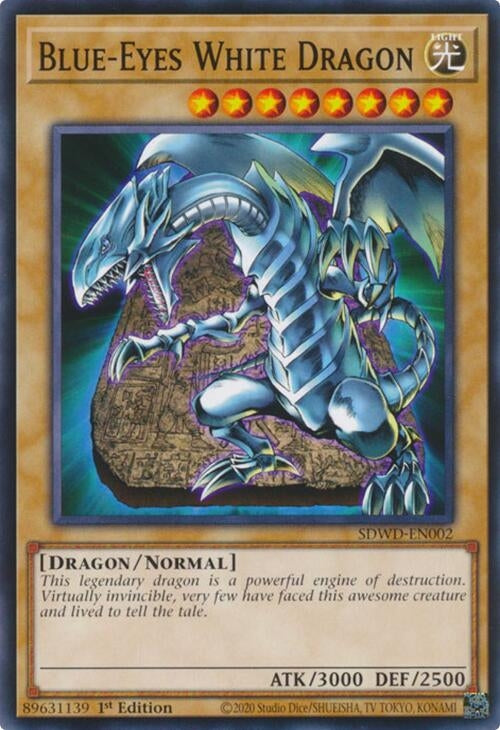 Blue-Eyes White Dragon (SDWD-EN002) (SDWD-EN002)  Common