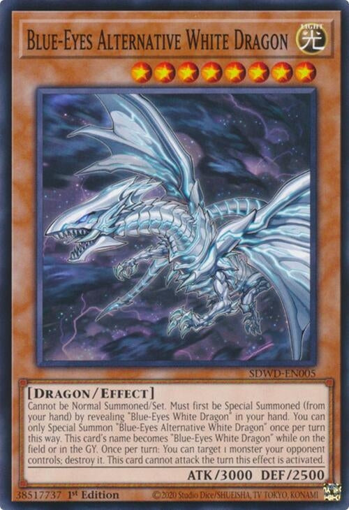 Blue-Eyes Alternative White Dragon (SDWD-EN005)  Common