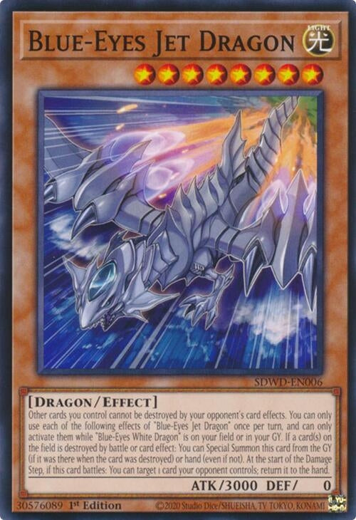 Blue-Eyes Jet Dragon (SDWD-EN006)  Common