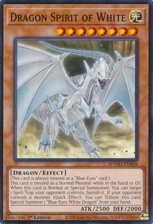 Dragon Spirit of White (SDWD-EN008)  Common
