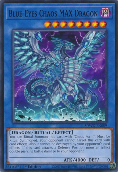 Blue-Eyes Chaos MAX Dragon (SDWD-EN009)  Common
