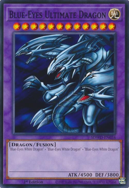 Blue-Eyes Ultimate Dragon (SDWD-EN034)  Common