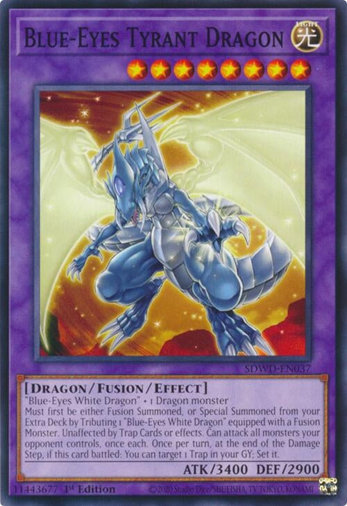 Blue-Eyes Tyrant Dragon (SDWD-EN037)  Common