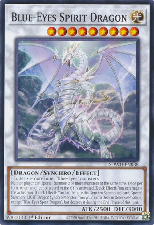 Blue-Eyes Spirit Dragon (SDWD-EN038)  Common