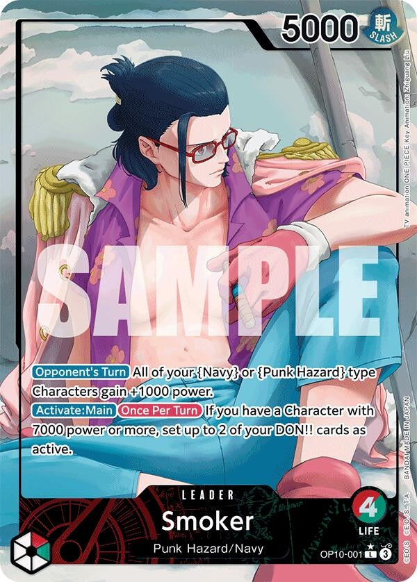 Smoker (001) (Parallel) (OP10-001) (Foil) Leader