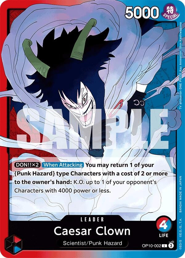 Caesar Clown (002) (OP10-002) Leader