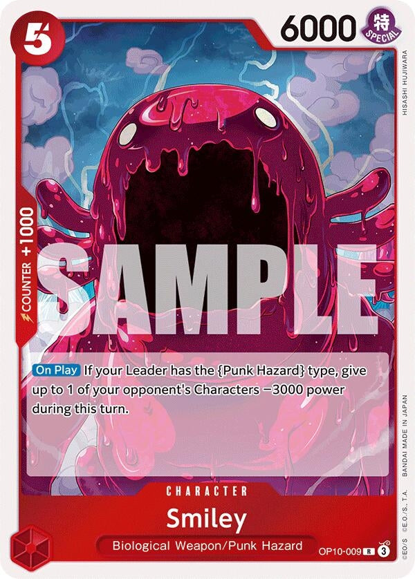 Smiley (OP10-009) (Foil) Rare