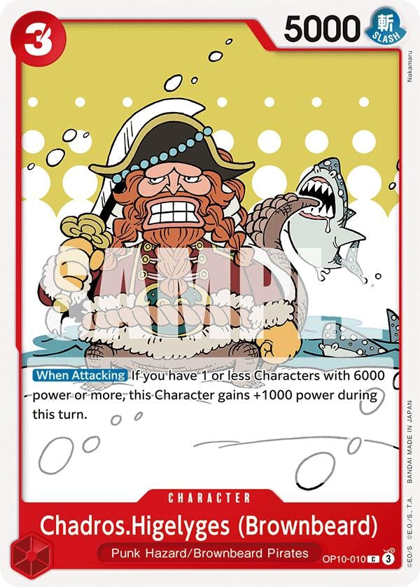 Chadros.Higelyges (Brownbeard) (OP10-010) Common
