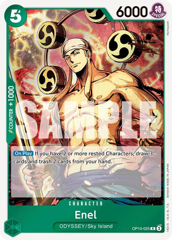 Enel (OP10-025) (Foil) Rare