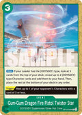 Gum-Gum Dragon Fire Pistol Twister Star (OP10-039) Uncommon