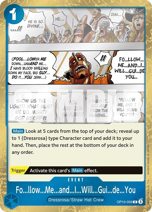 Fo...llow...Me...and...I...Will...Gui...de...You (OP10-059) (Foil) Rare