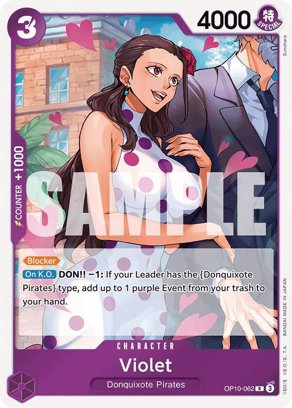 Violet (OP10-062) (Foil) Rare