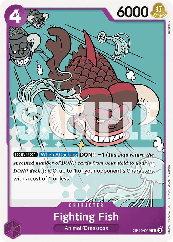 Fighting Fish (OP10-069) Common