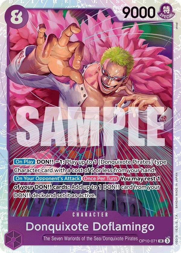 Donquixote Doflamingo (OP10-071) (Foil) Super Rare