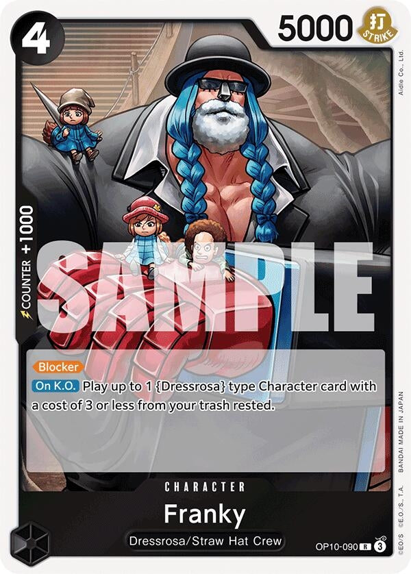 Franky (090) (OP10-090) (Foil) Rare