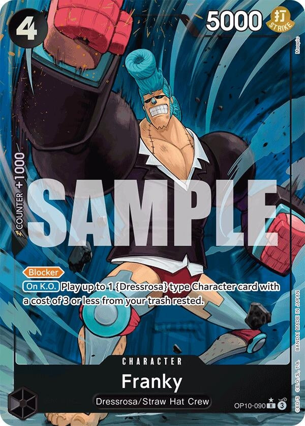 Franky (090) (Parallel) (OP10-090) (Foil) Rare