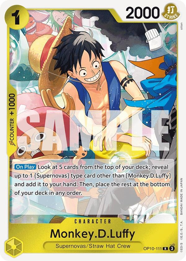 Monkey.D.Luffy (111) (OP10-111) (Foil) Rare