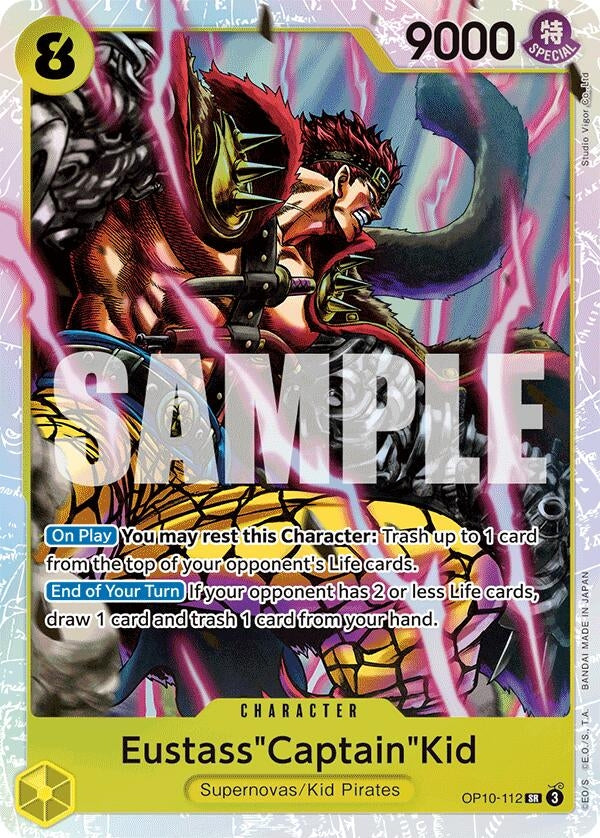 Eustass"Captain"Kid (112) (OP10-112) (Foil) Super Rare