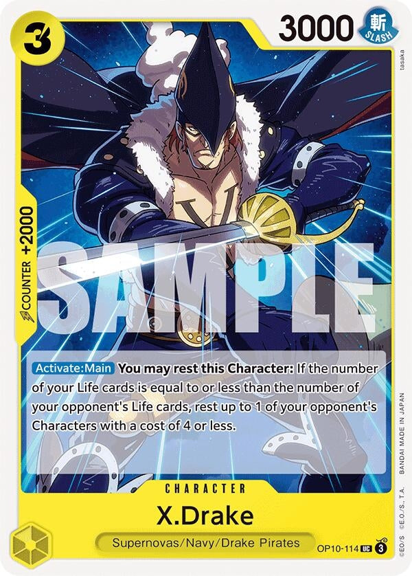 X.Drake (OP10-114) Uncommon