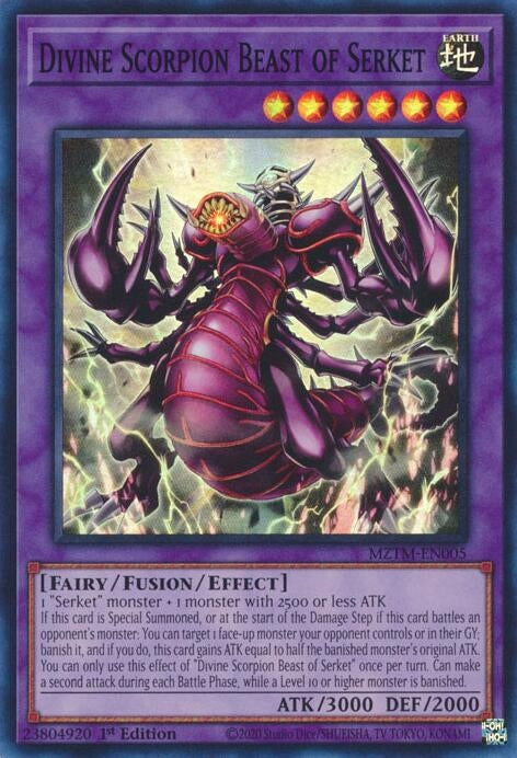 Divine Scorpion Beast of Serket (MZTM-EN005)  Super Rare