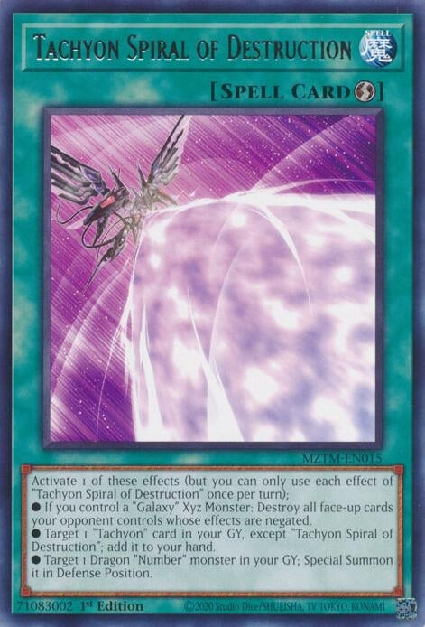 Tachyon Spiral of Destruction (MZTM-EN015)  Rare