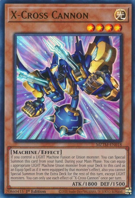 X-Cross Cannon (MZTM-EN018)  Ultra Rare