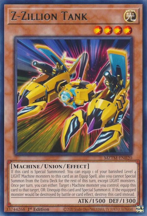 Z-Zillion Tank (MZTM-EN020)  Rare