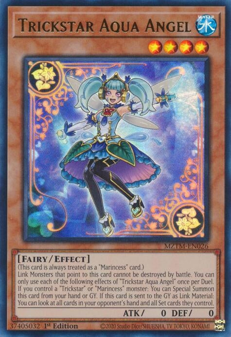 Trickstar Aqua Angel (MZTM-EN026)  Ultra Rare