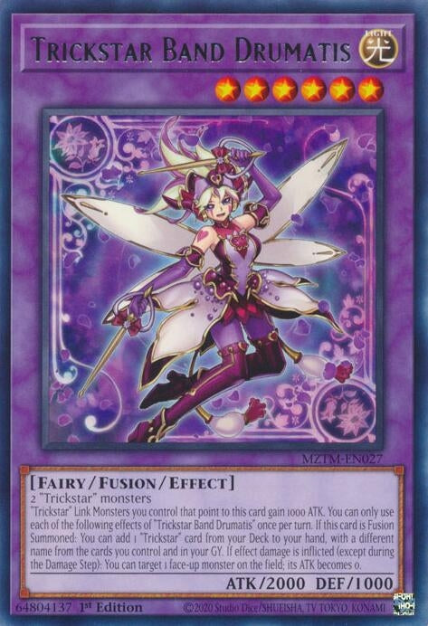 Trickstar Band Drumatis (MZTM-EN027)  Rare