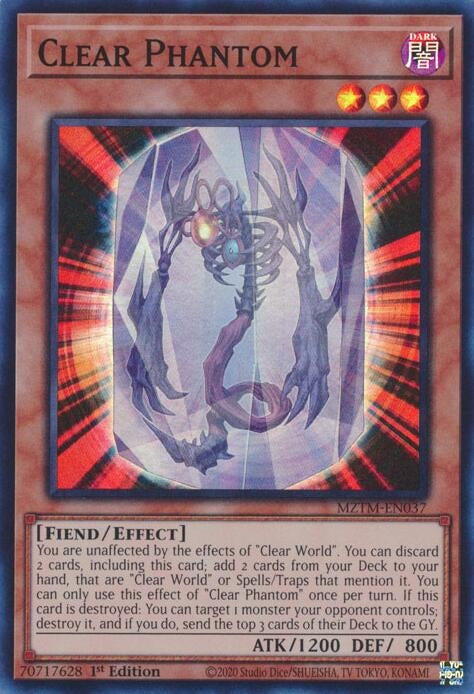 Clear Phantom (MZTM-EN037)  Super Rare