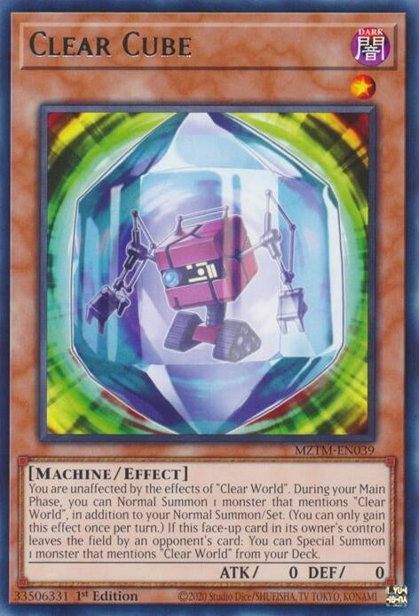 Clear Cube (MZTM-EN039)  Rare
