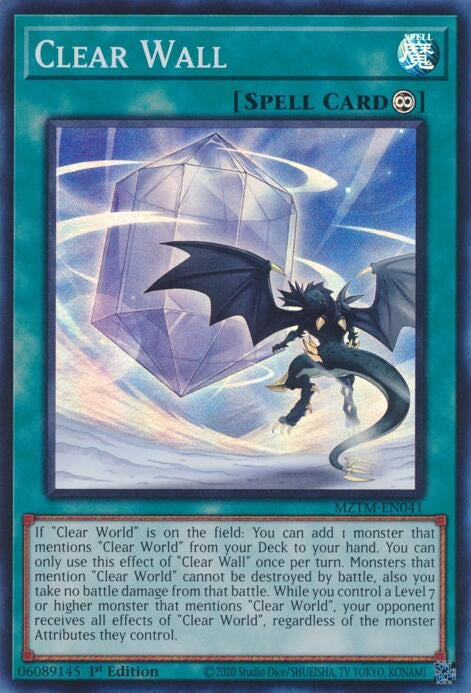 Clear Wall (MZTM-EN041)  Super Rare
