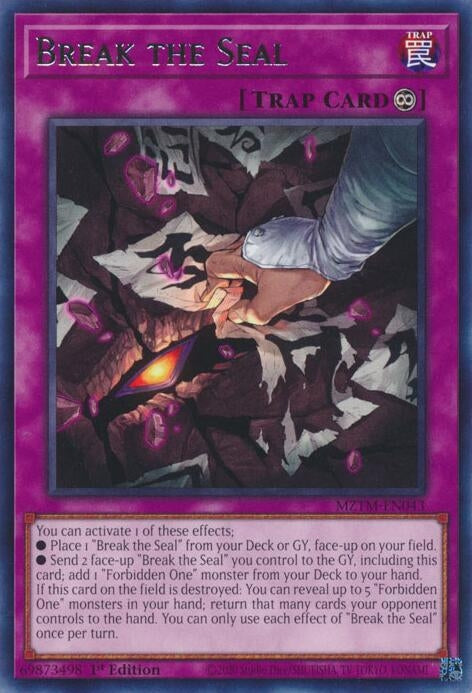 Break the Seal (MZTM-EN043)  Rare