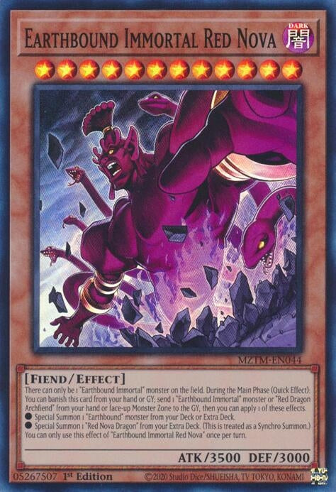 Earthbound Immortal Red Nova (MZTM-EN044)  Super Rare
