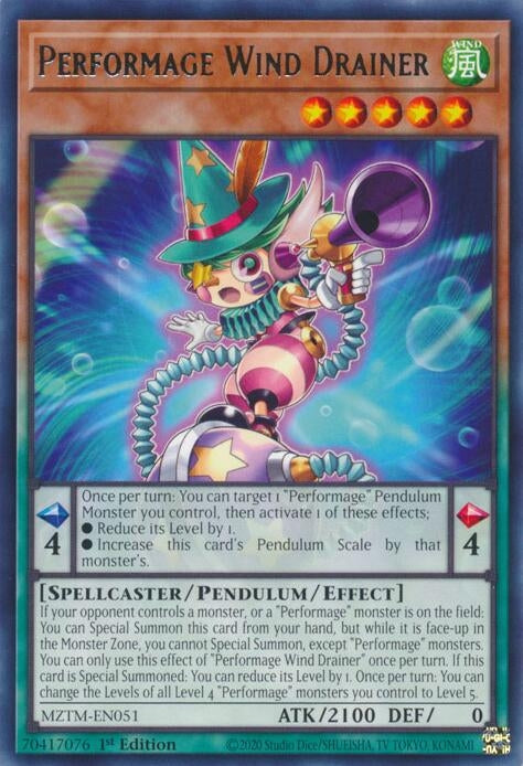 Performage Wind Drainer (MZTM-EN051)  Rare