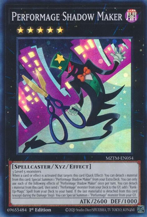 Performage Shadow Maker (MZTM-EN054)  Super Rare