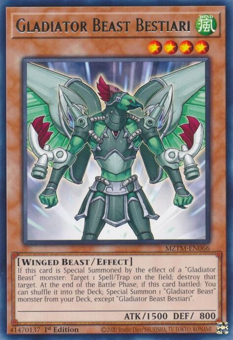 Gladiator Beast Bestiari (MZTM-EN066)  Rare
