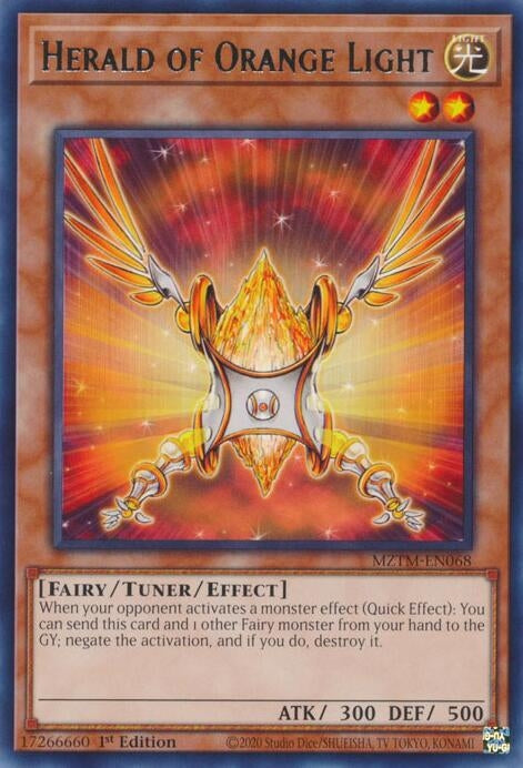 Herald of Orange Light (MZTM-EN068)  Rare