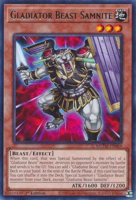 Gladiator Beast Samnite (MZTM-EN069)  Rare