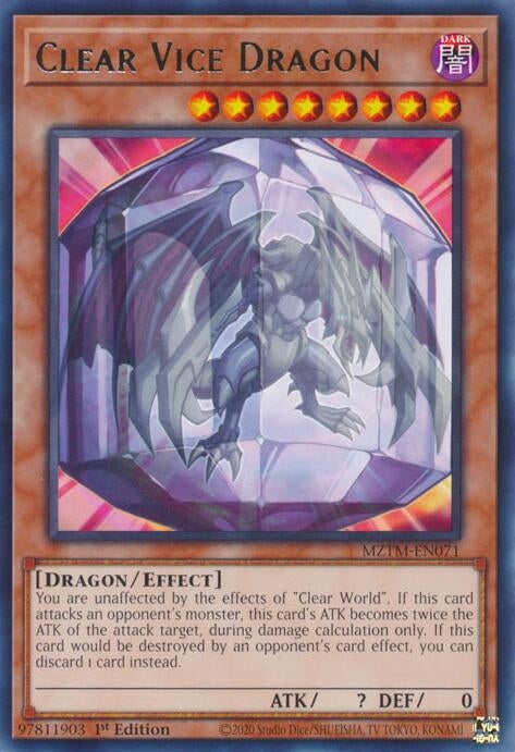 Clear Vice Dragon (MZTM-EN071)  Rare
