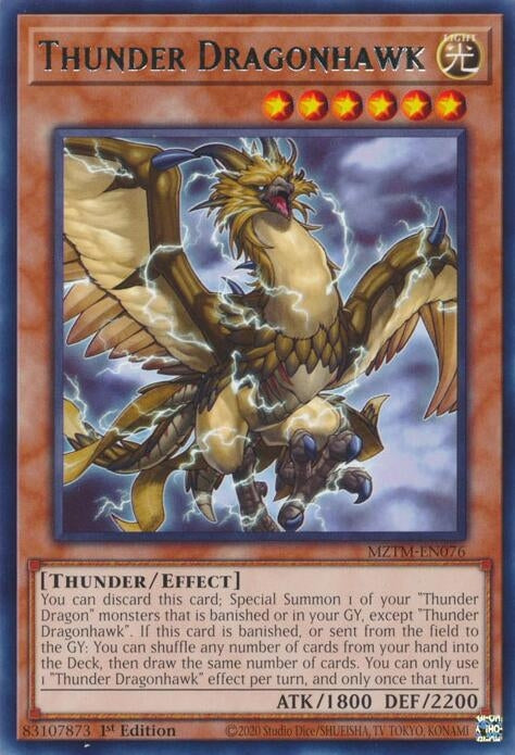 Thunder Dragonhawk (MZTM-EN076)  Rare