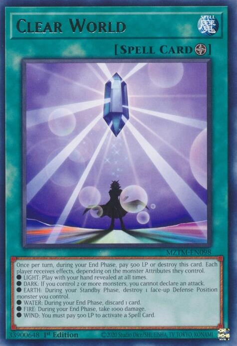 Clear World (MZTM-EN098)  Rare