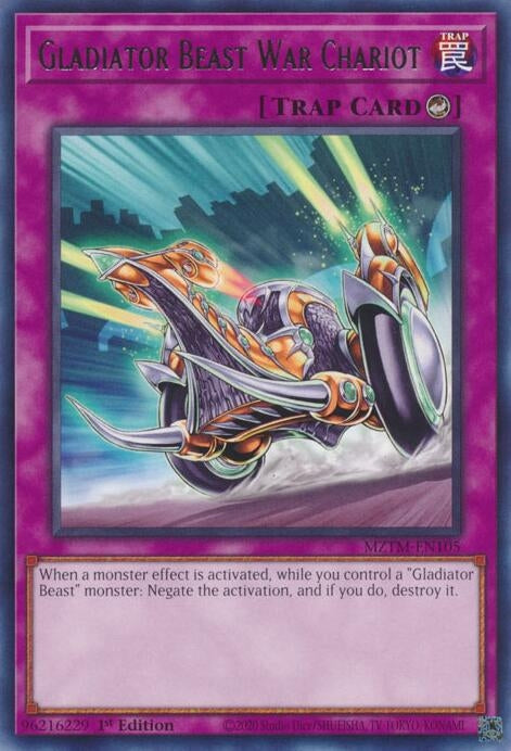 Gladiator Beast War Chariot (MZTM-EN105)  Rare