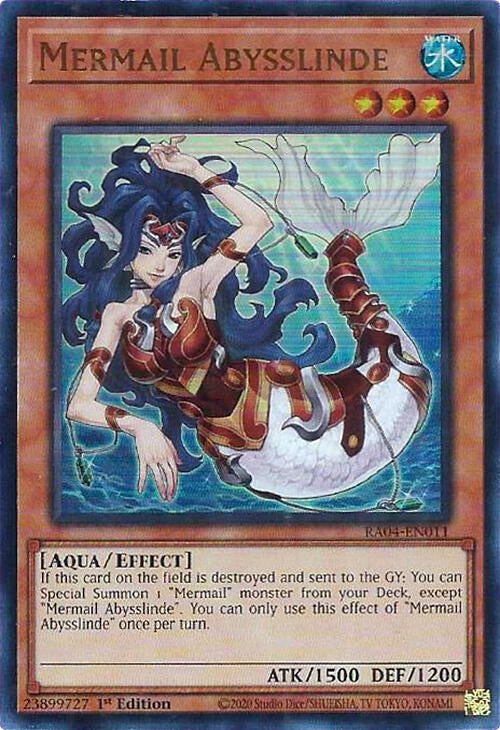 Mermail Abysslinde  (RA04-EN011)  Ultra Rare