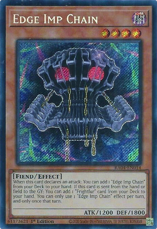 Edge Imp Chain  (RA04-EN014)  Secret Rare