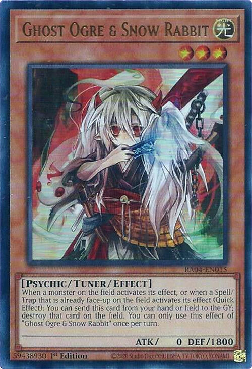 Ghost Ogre & Snow Rabbit  (RA04-EN015)  Ultra Rare