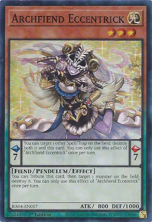 Archfiend Eccentrick (RA04-EN017)  Super Rare